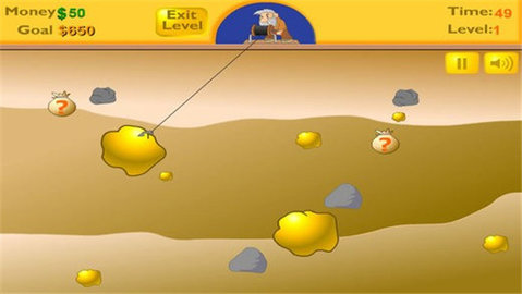双人黄金矿工中文版_黄金矿工双人版游戏_黄金矿工经典双人版