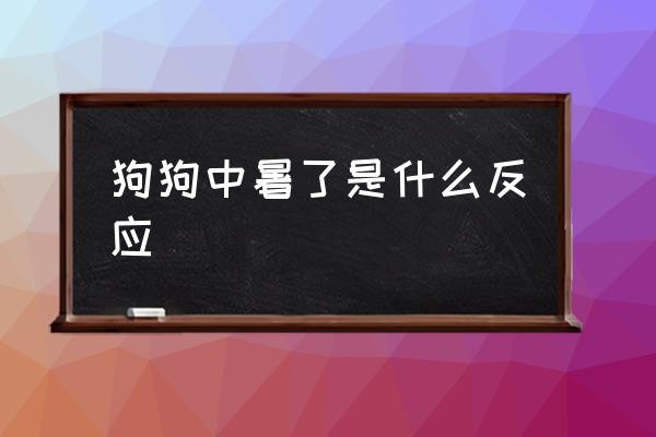 狗狗中暑后遗症有哪些表现_狗狗中暑后遗症_狗狗中暑后遗症会好吗