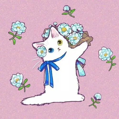 猫咪卡通动漫_可爱小猫咪卖萌图片动漫卡通_卡通动漫猫咪的壁纸