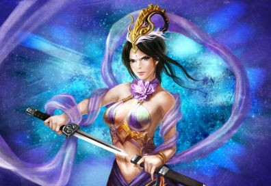 三国杀张角皮肤原画-三国杀张角超级炫酷皮肤原画，构图气势非凡