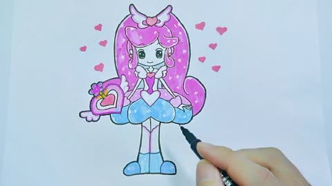 绘画动漫人物简单铅笔女_动漫人物画美少女铅笔简笔画_动漫人物简笔画美少女